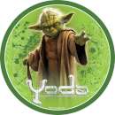 Star Wars Yoda Round Edible Image